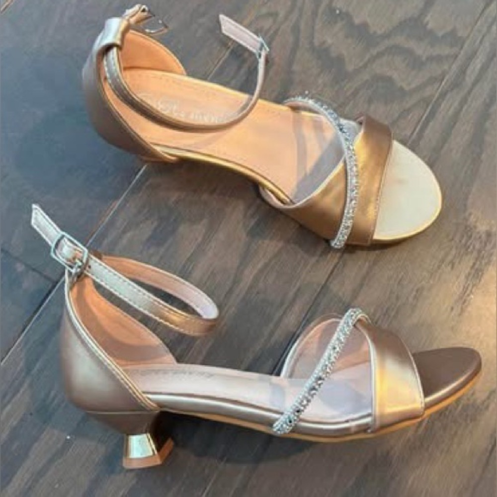Like-new, Girl’s fancy princess shoes, size 13 / size 1